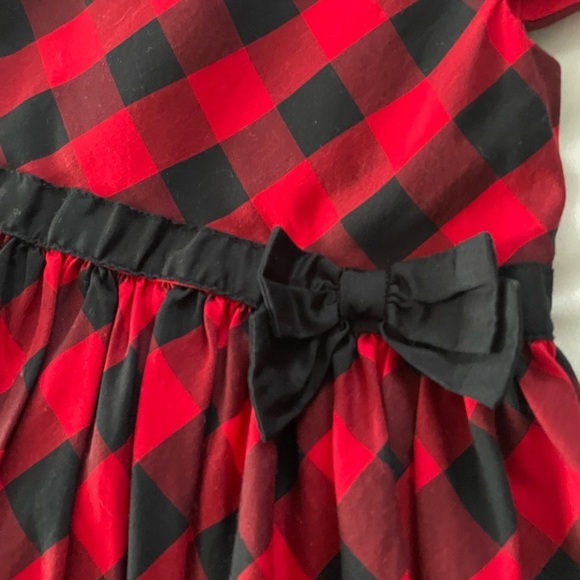 Carter's Girls Red Buffalo Check Dress Size 18M - Picture 9 of 11